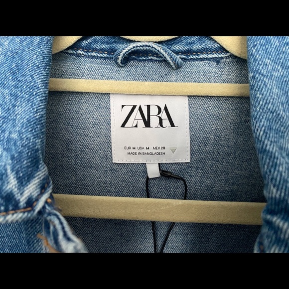 ZARA Ripped Denim Jacket - Picture 5 of 6